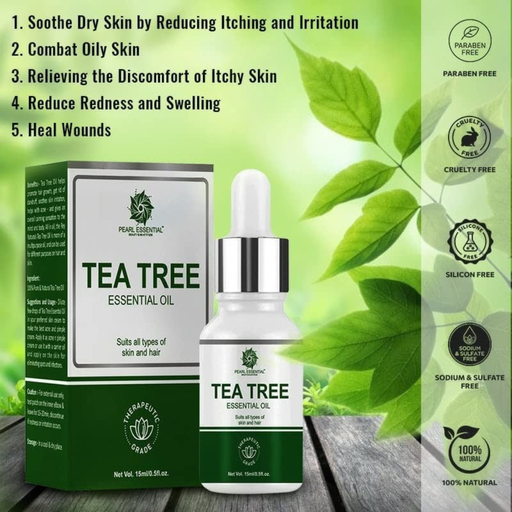 
                  
                    Pearl Essential Tea Tree Essential Oil (15ml)
                  
                