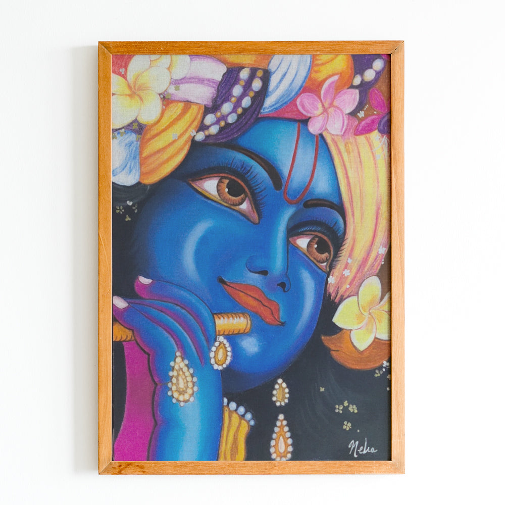 
                  
                    Handmade Krishna Painting
                  
                