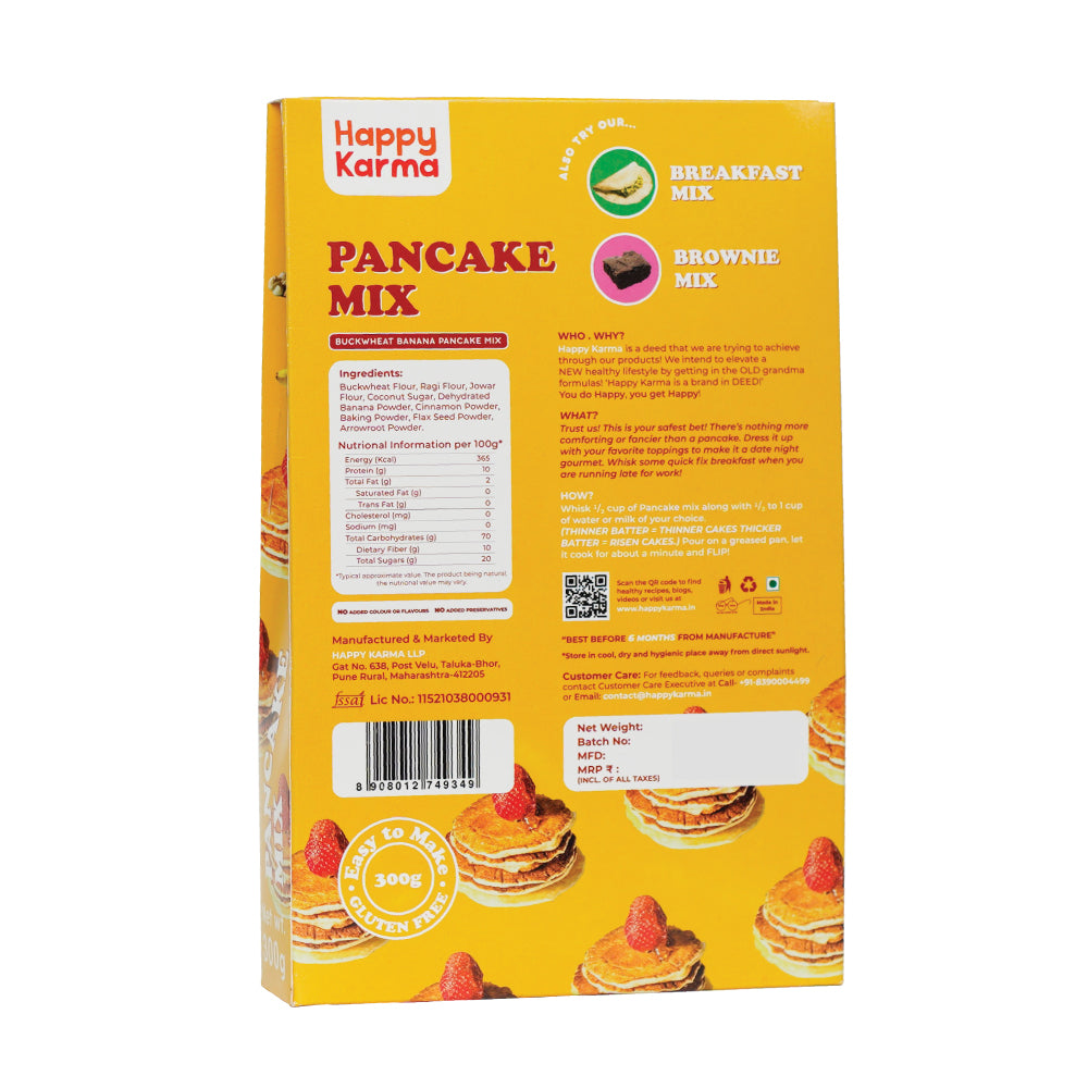 
                  
                    Happy Karma Banana Buckwheat Pancake Mix (300g)
                  
                