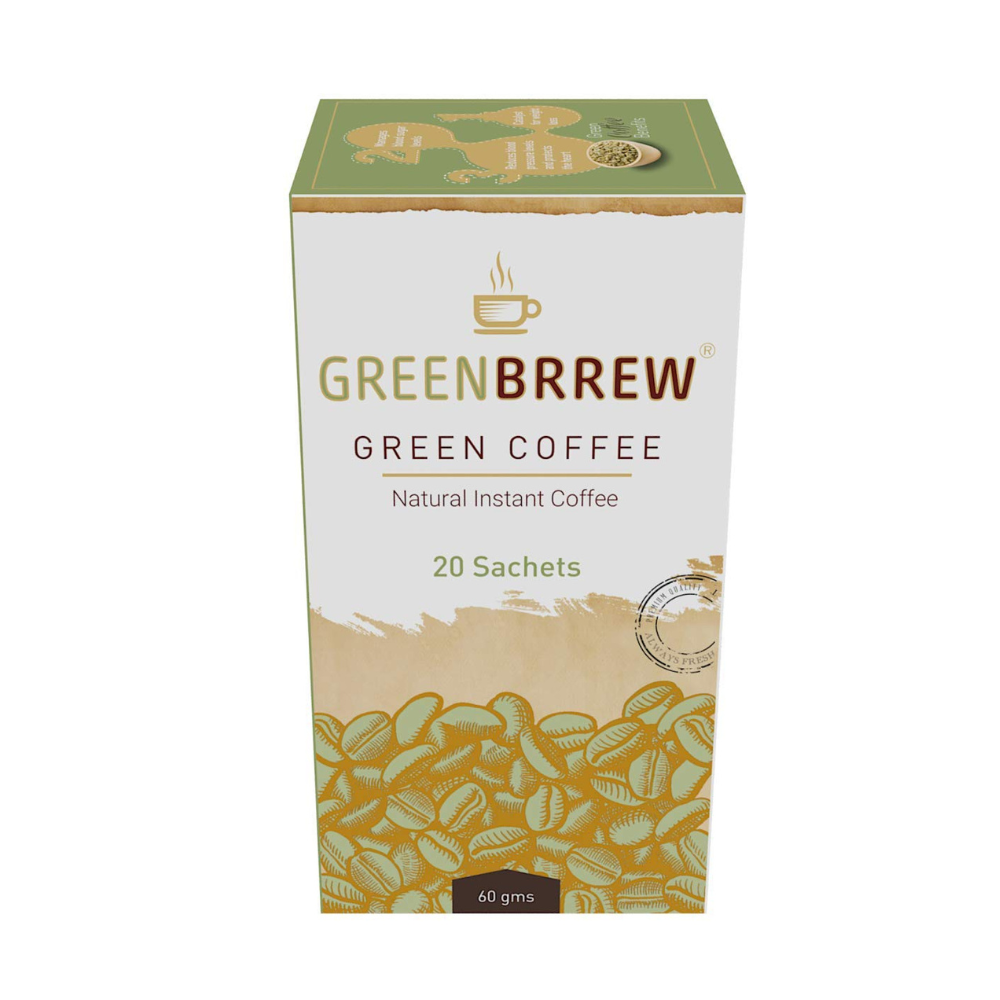 
                  
                    Greenbrrew Instant Green Coffee (Natural, 20 Sachets)
                  
                
