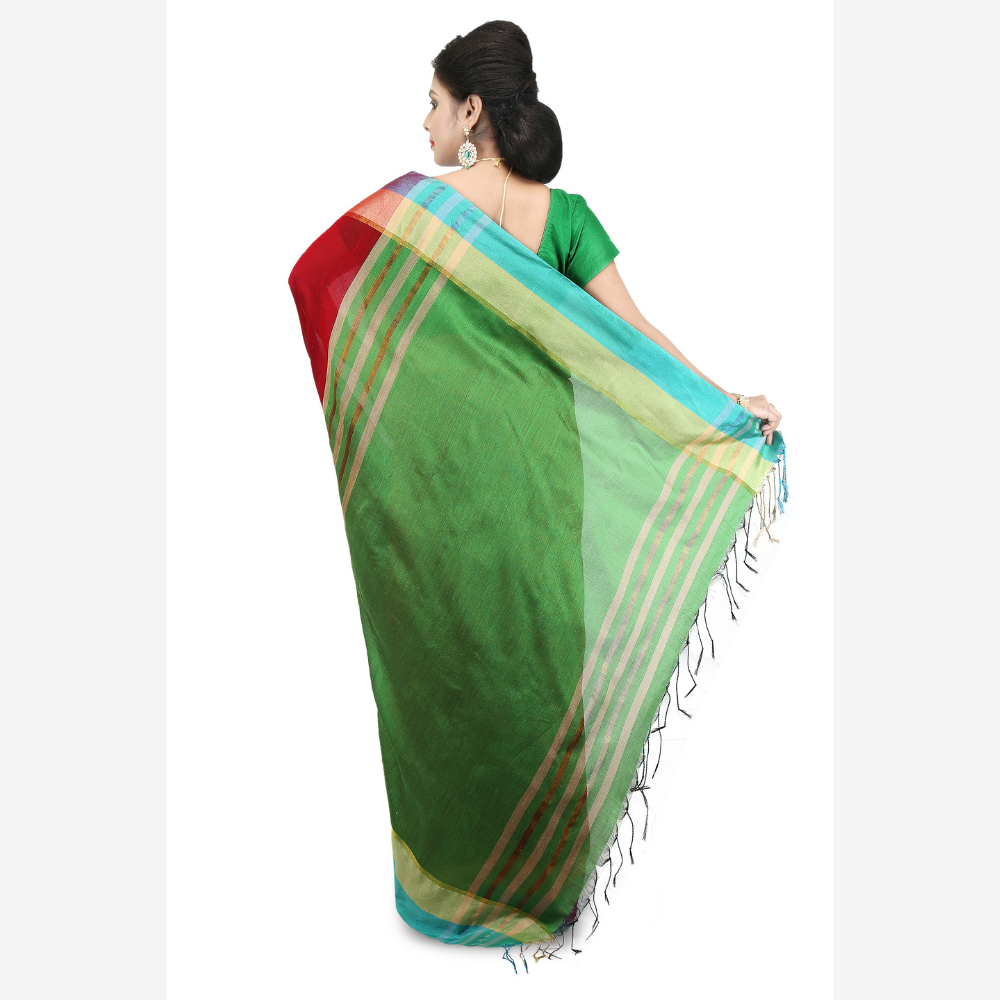 
                  
                    Pure Cotton Silk Handloom Saree
                  
                