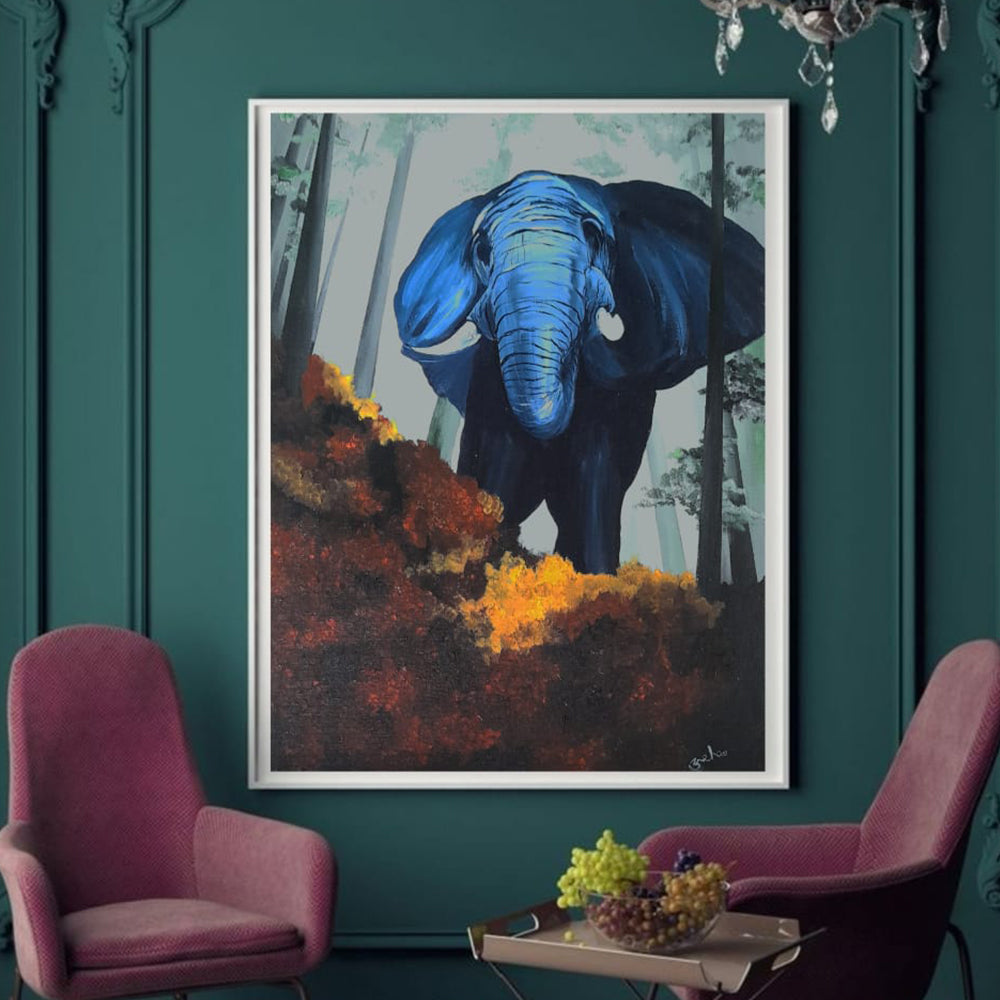
                  
                    Lone Elephant Painting
                  
                