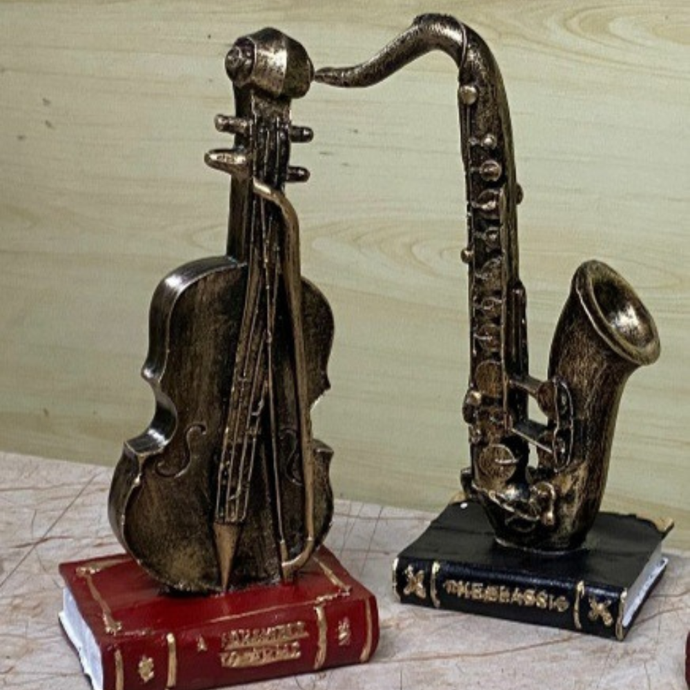 
                  
                    Handcrafted Musical Instruments Table Decor Set
                  
                