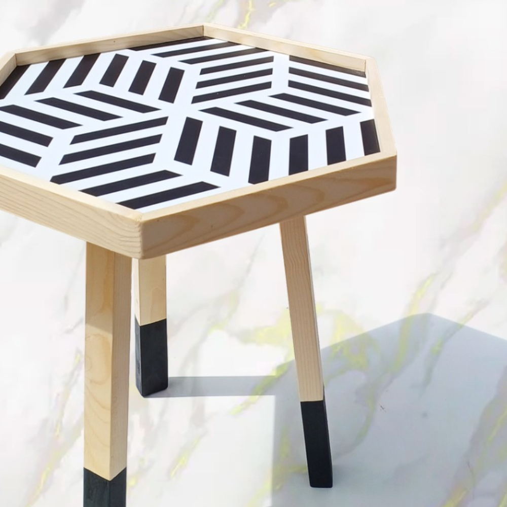 Beautiful Handcrafted Wooden Side Table
