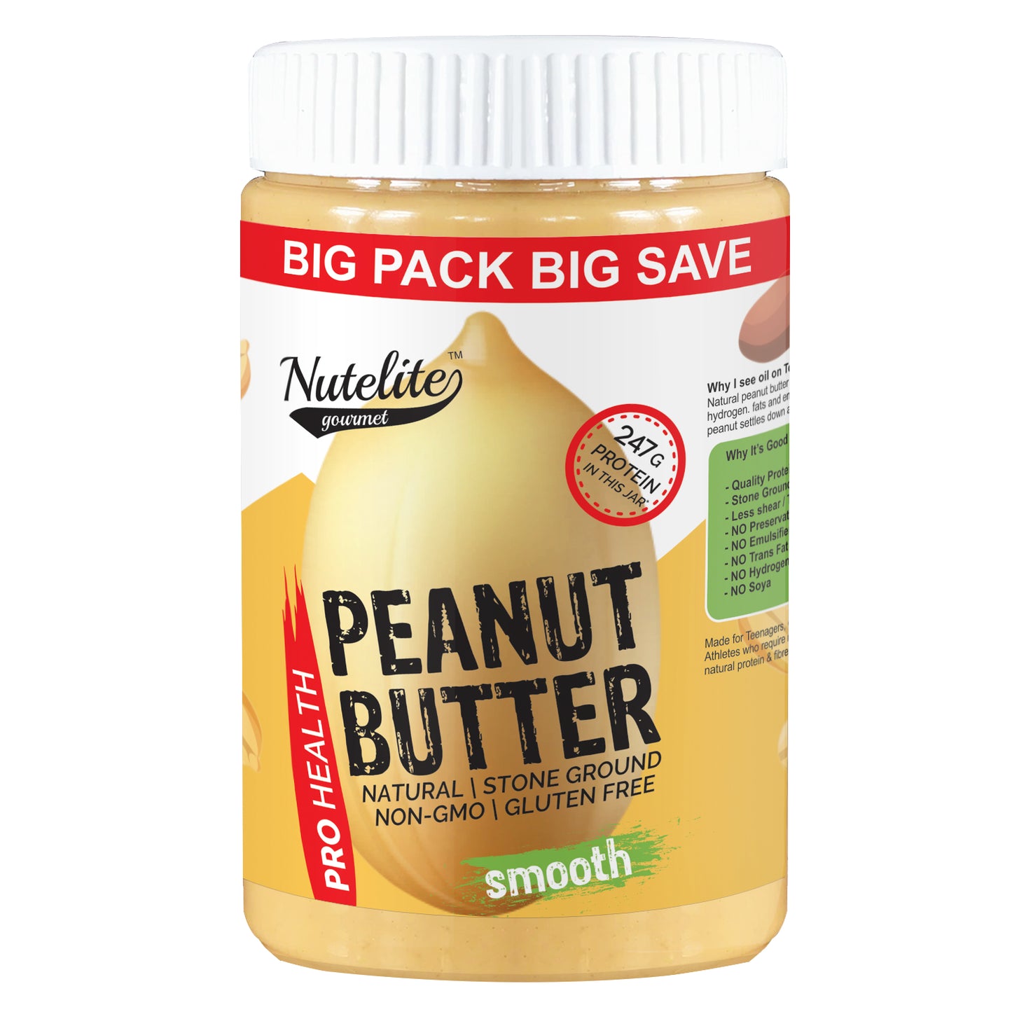 
                  
                    Nutleite Natural Peanut butter (Pro health) Smooth (900g)
                  
                