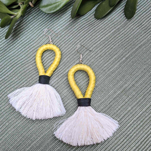 Coiled Jute Earrings