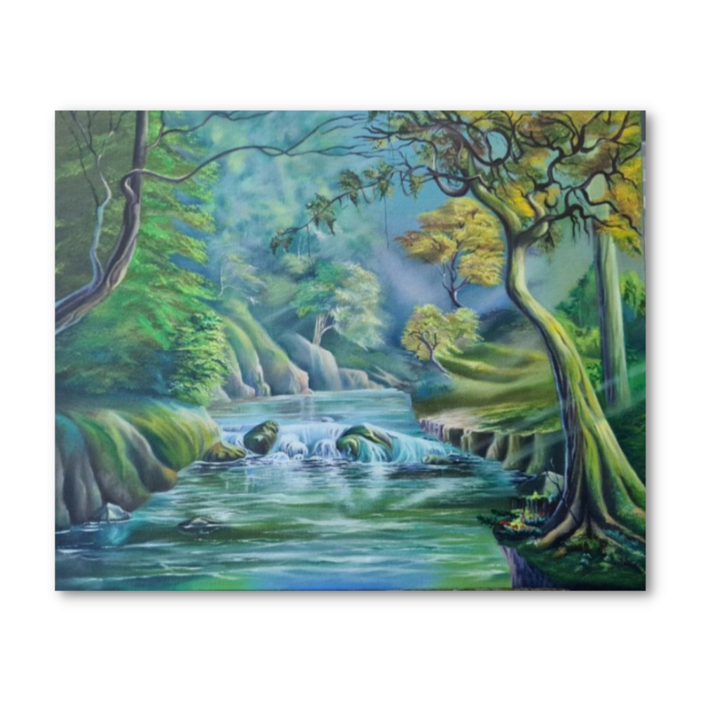 
                  
                    Flowing River Painting
                  
                