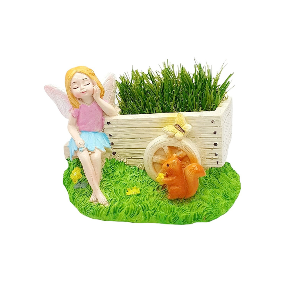 Fairy Cart Planter & Pot