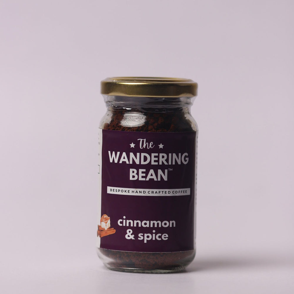 The Wandering Bean Instant Coffee Powder with Cinnamon & Spice 60g (Pack of 1)