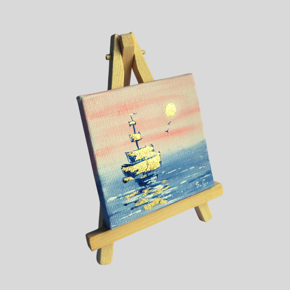 Miniature Painting with Easel