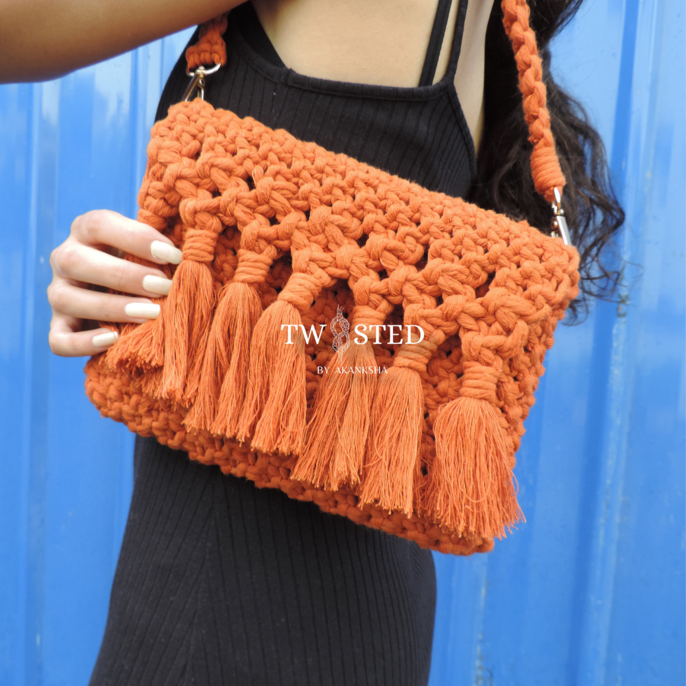 Macrame PATTERN purse with fringe , Macrame bag DIY, Macrame - Inspire  Uplift
