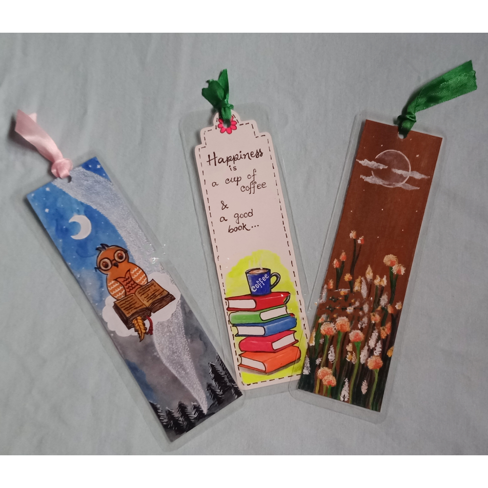Handpainted Customised Bookmark