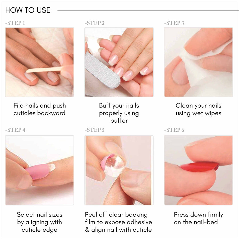
                  
                    Classic French Tips Ballerina Press on Nails With Application Kit
                  
                