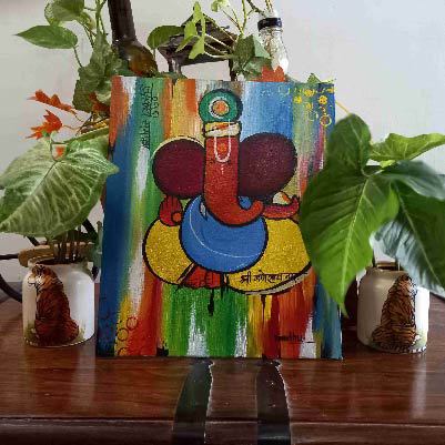 Ganesha - Acrylic Painting