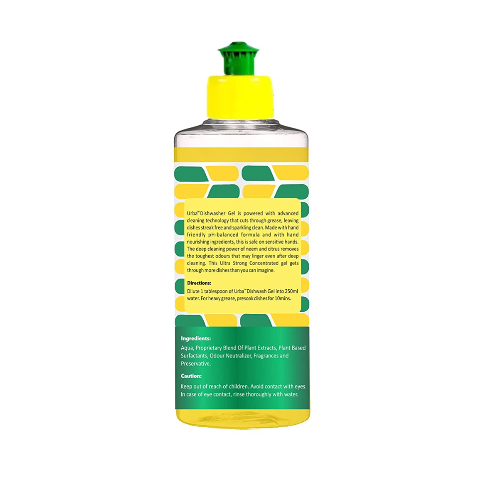 
                  
                    Urba Dish Wash Gel with Lime and Neem (500ml)
                  
                
