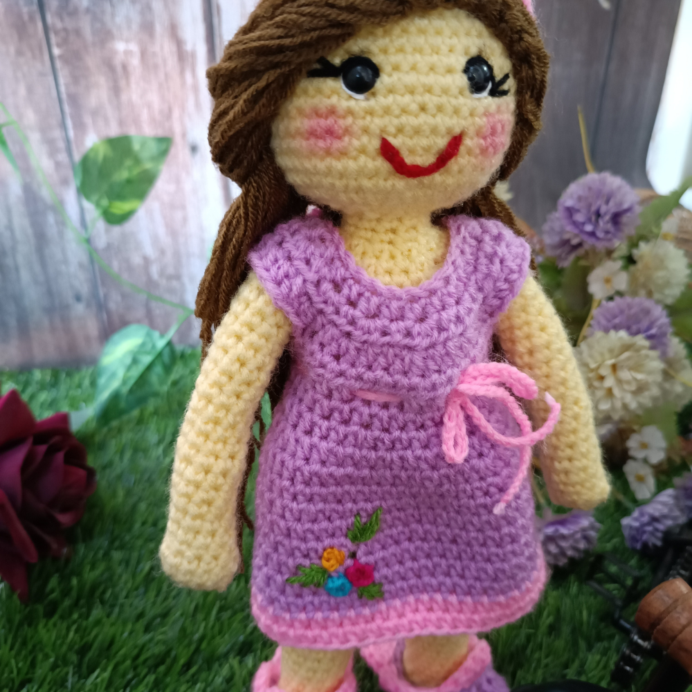 
                  
                    Hand-Crocheted Doll
                  
                