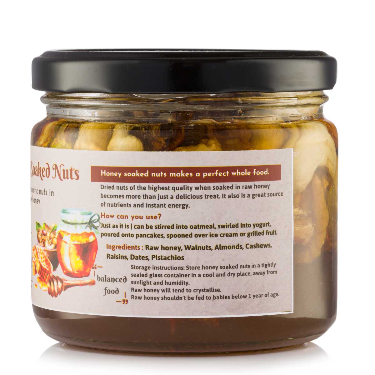
                  
                    Honey and Spice Nuts in Honey (350g)
                  
                
