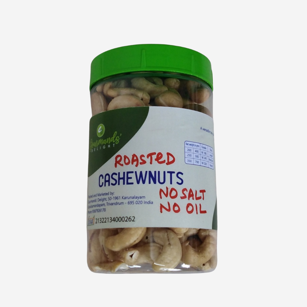 No Oil-No Salt Dry Roasted CashewNuts (500g)