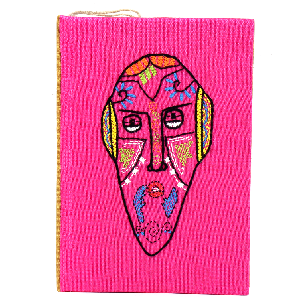 
                  
                    Indha Needlework Hand-Made Pink Diary With Recycled Paper
                  
                