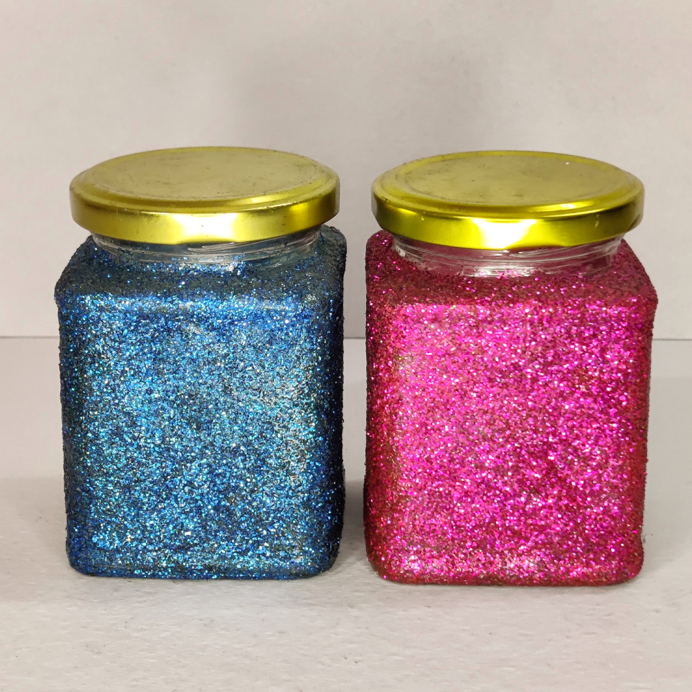 Glitter Glass Jars