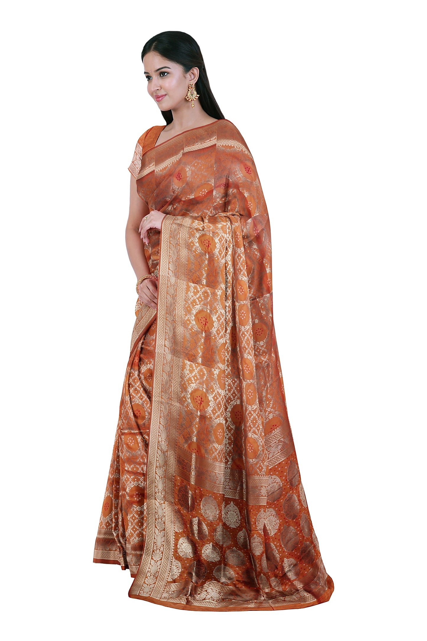 
                  
                    Handwoven Banarasi Silk Saree
                  
                