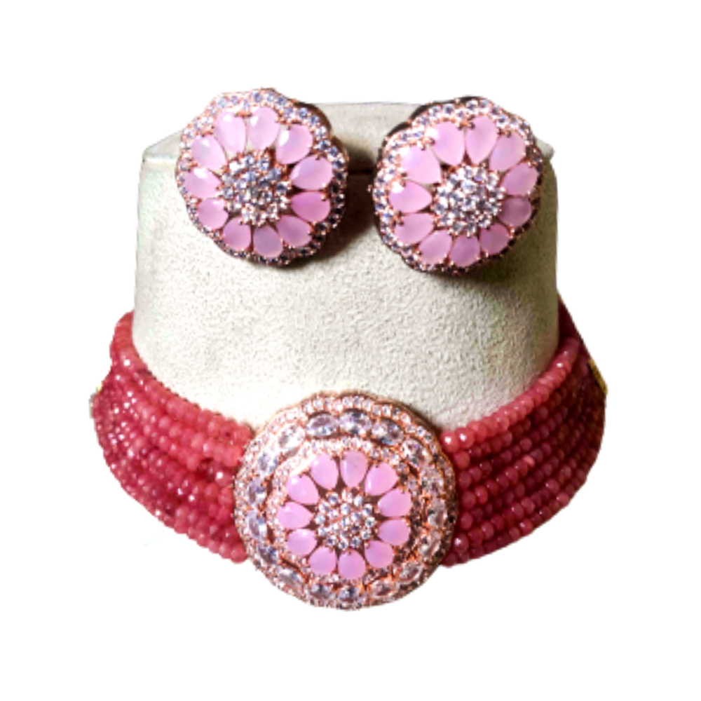 Pink Designer Choker