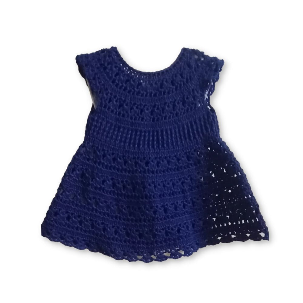 Baby blue 2024 crochet dress