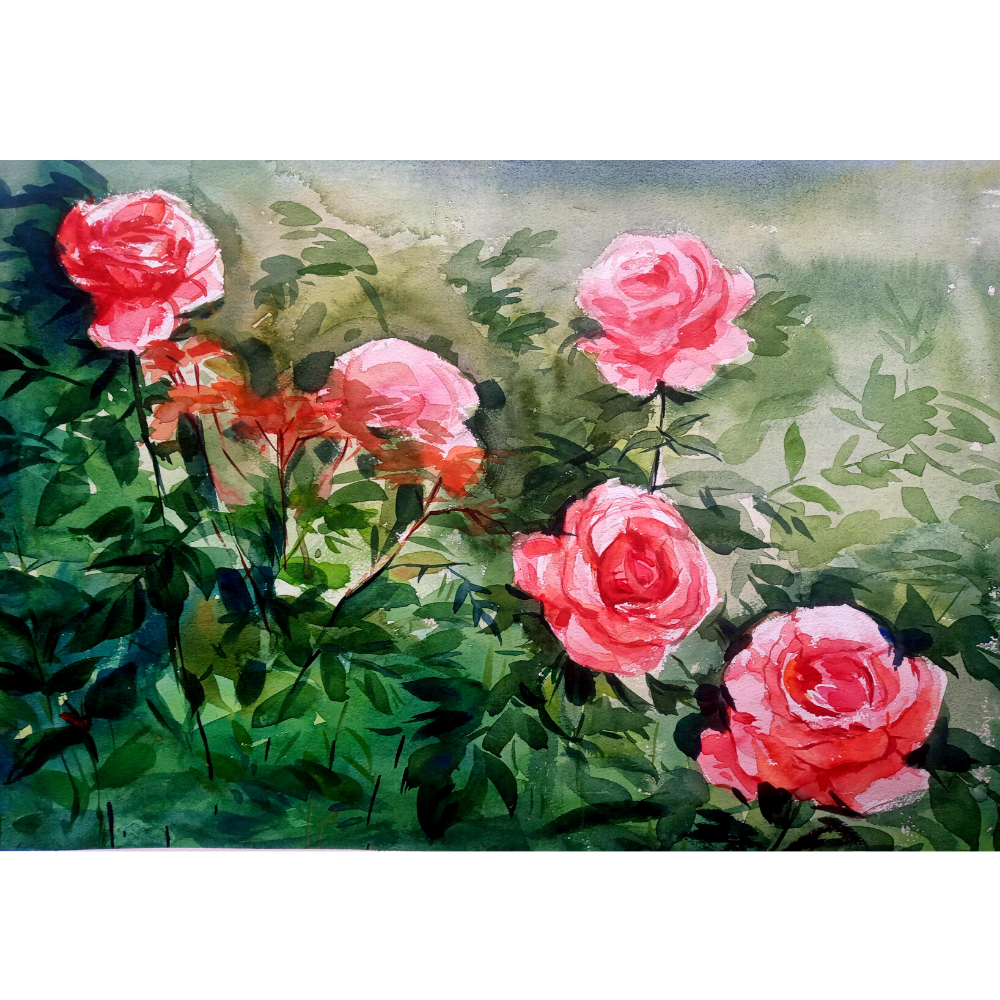 
                  
                    Handmade Rose Painting
                  
                