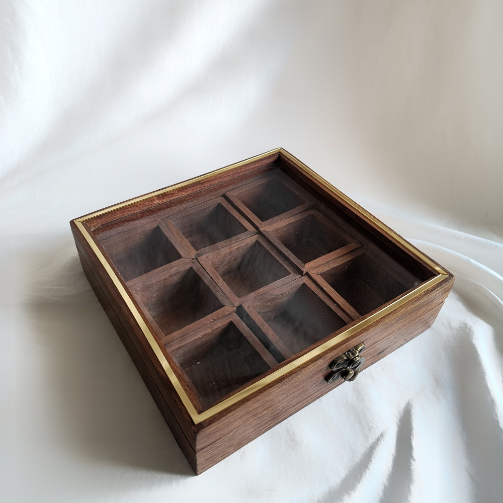 
                  
                    Wooden Masala Box
                  
                
