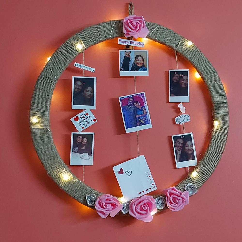 Customized Hoop Photo Frame