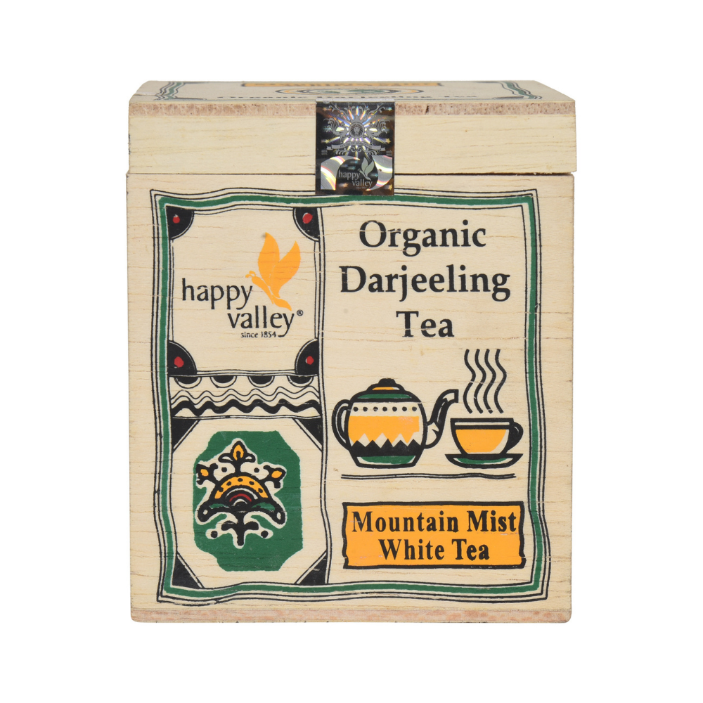 
                  
                    Happy Valley Darjeeling Mountain Mist Organic White Tea Loose Whole Leaf (Chestlet) (25g)
                  
                