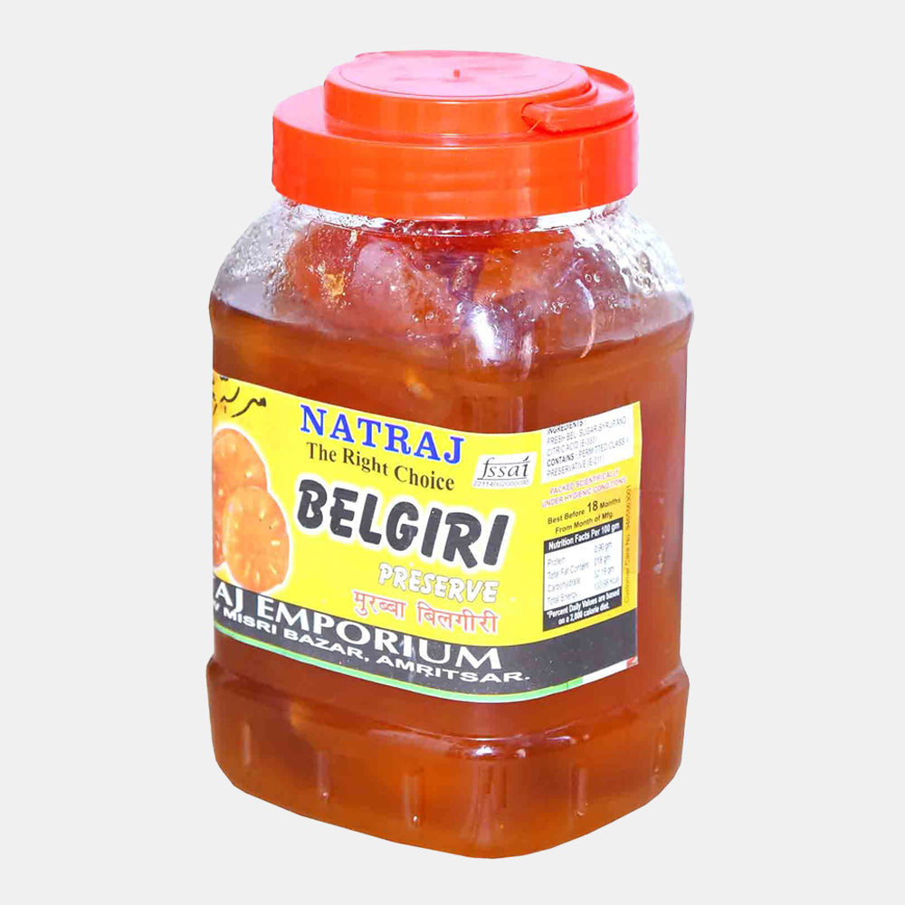 
                  
                    Natraj The Right Choice Homemade Taste Herbal Belgiri Murabba (1kg)
                  
                