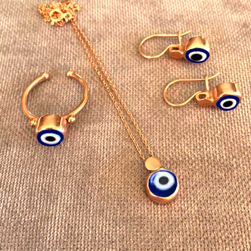 Evil Eye Necklace set