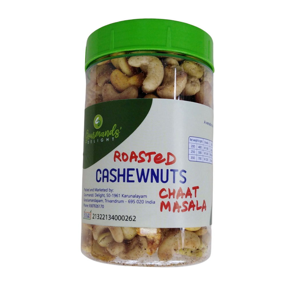 Factory Fresh Roasted Chaat Masala Cashew Nuts (1 Kg)