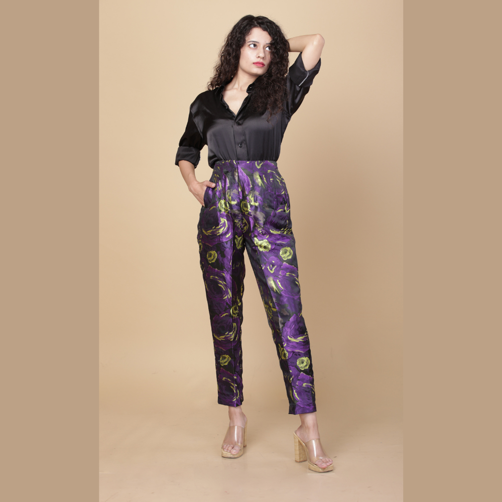 
                  
                    Patterned Jacquard Pants for Women
                  
                