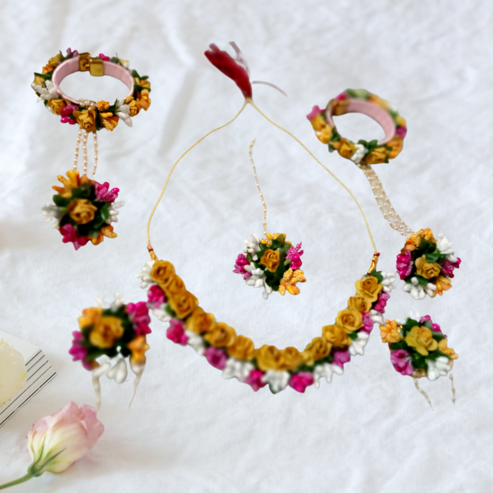 
                  
                    Haldi Jewellery Set
                  
                