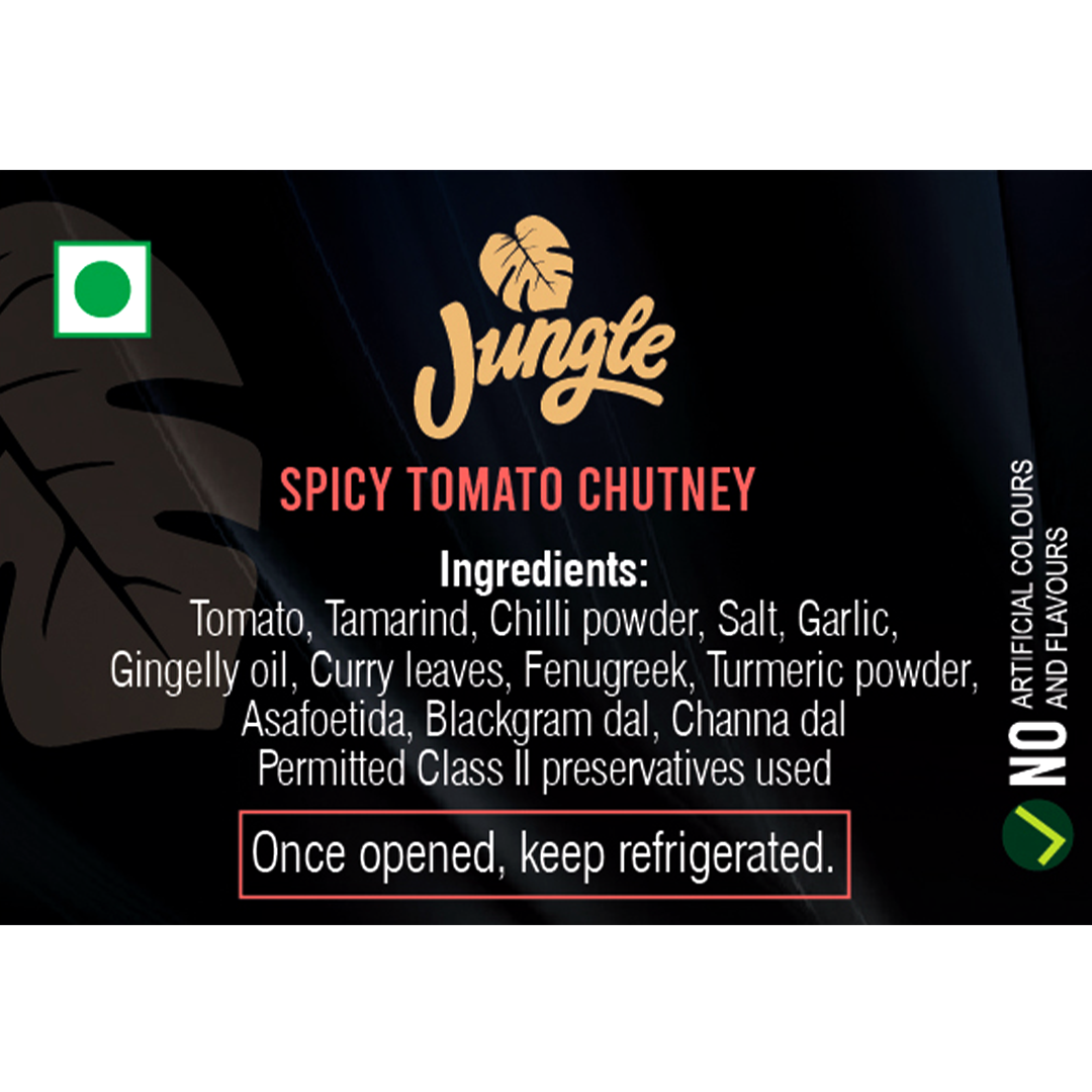 
                  
                    Jungle Naturals Spicy Tomato Chutney (250g)
                  
                