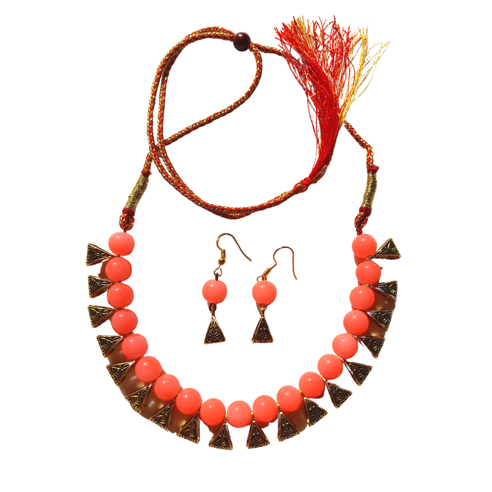 
                  
                    Multicolor Beaded Necklace Set
                  
                
