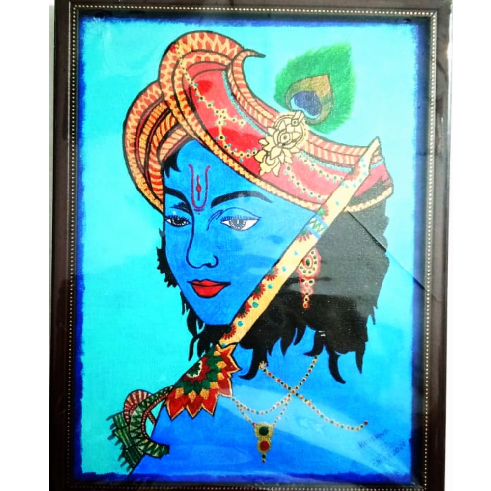
                  
                    Lord Krishna - Wall Painting
                  
                