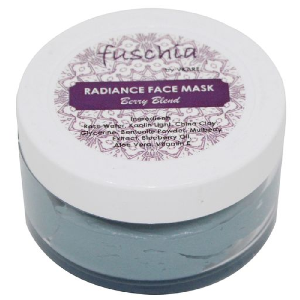 
                  
                    Fuschia Radiance Face Mask - Berry Blend (100g)
                  
                