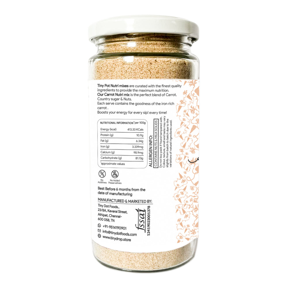 
                  
                    Tiny Dot Foods Carrot Nutri Mix (200g)
                  
                