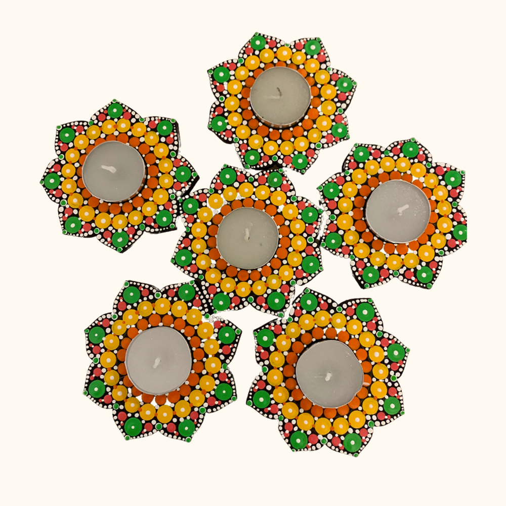 
                  
                    Mandala Tealight Holders ( Pack of 2 )
                  
                