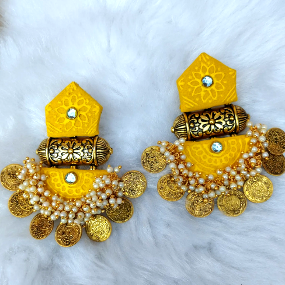 
                  
                    Sunshine Diva Fabric Earrings
                  
                