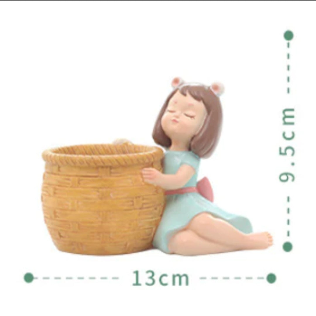 
                  
                    Basket Girl Planters & Pots (Set of 2)
                  
                