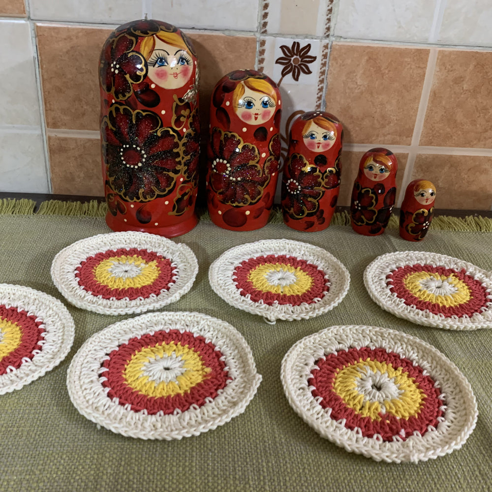 
                  
                    Crochet Coasters (Set of 6)
                  
                