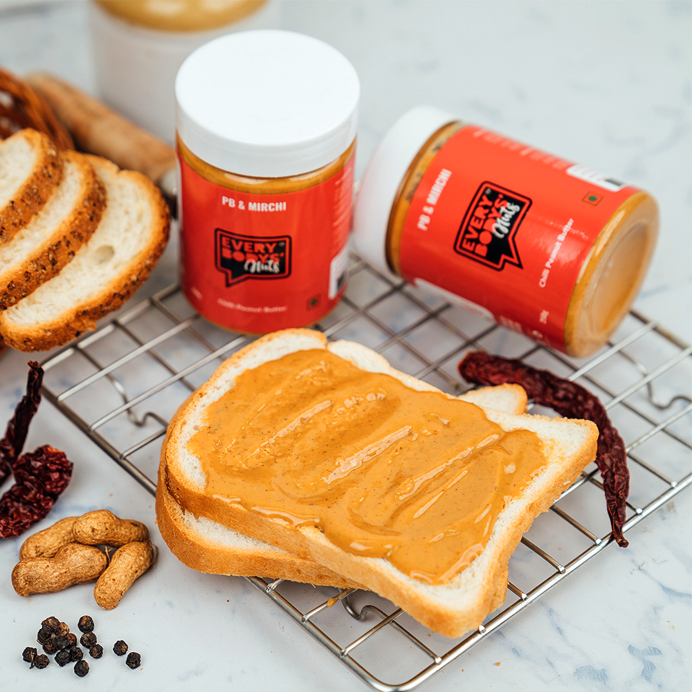 
                  
                    Everybodys' Nuts PB and Mirchi - Chilli Peanut Butter (100g)
                  
                