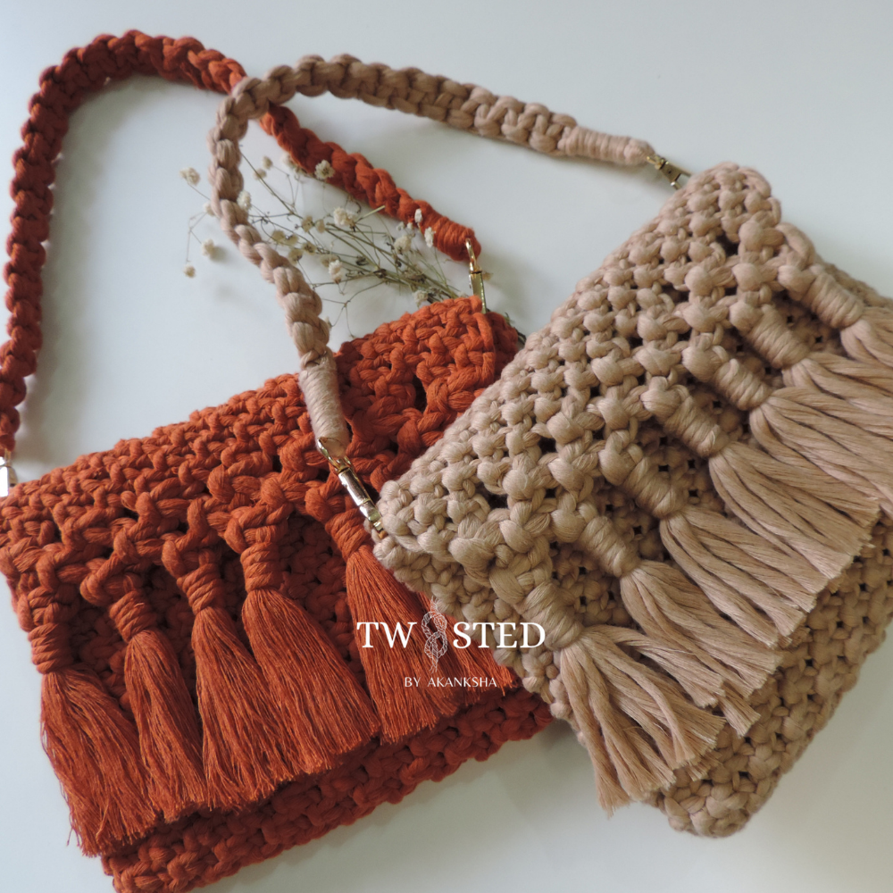 DIY Macrame Bag ( purse ) New Design Tutorial in hindi | Macrame bag, Purses  and bags, Macrame diy