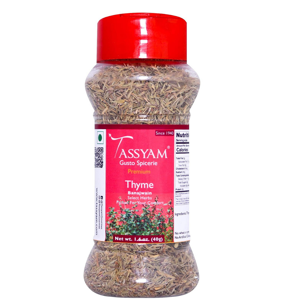 
                  
                    Tassyam Dried Thyme  (2x 40g) (80g)
                  
                