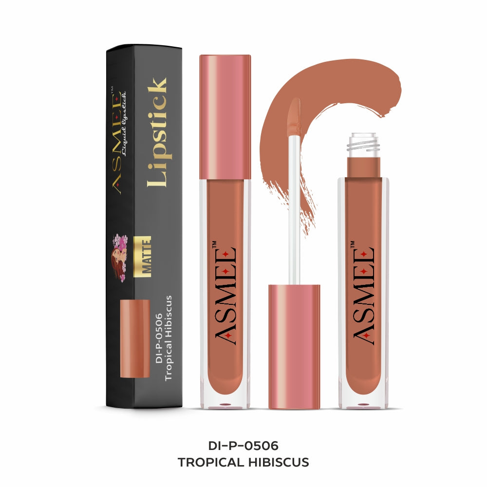 Tropical Hibiscus-Asmee Liquid Matte Lipstick (4ml)