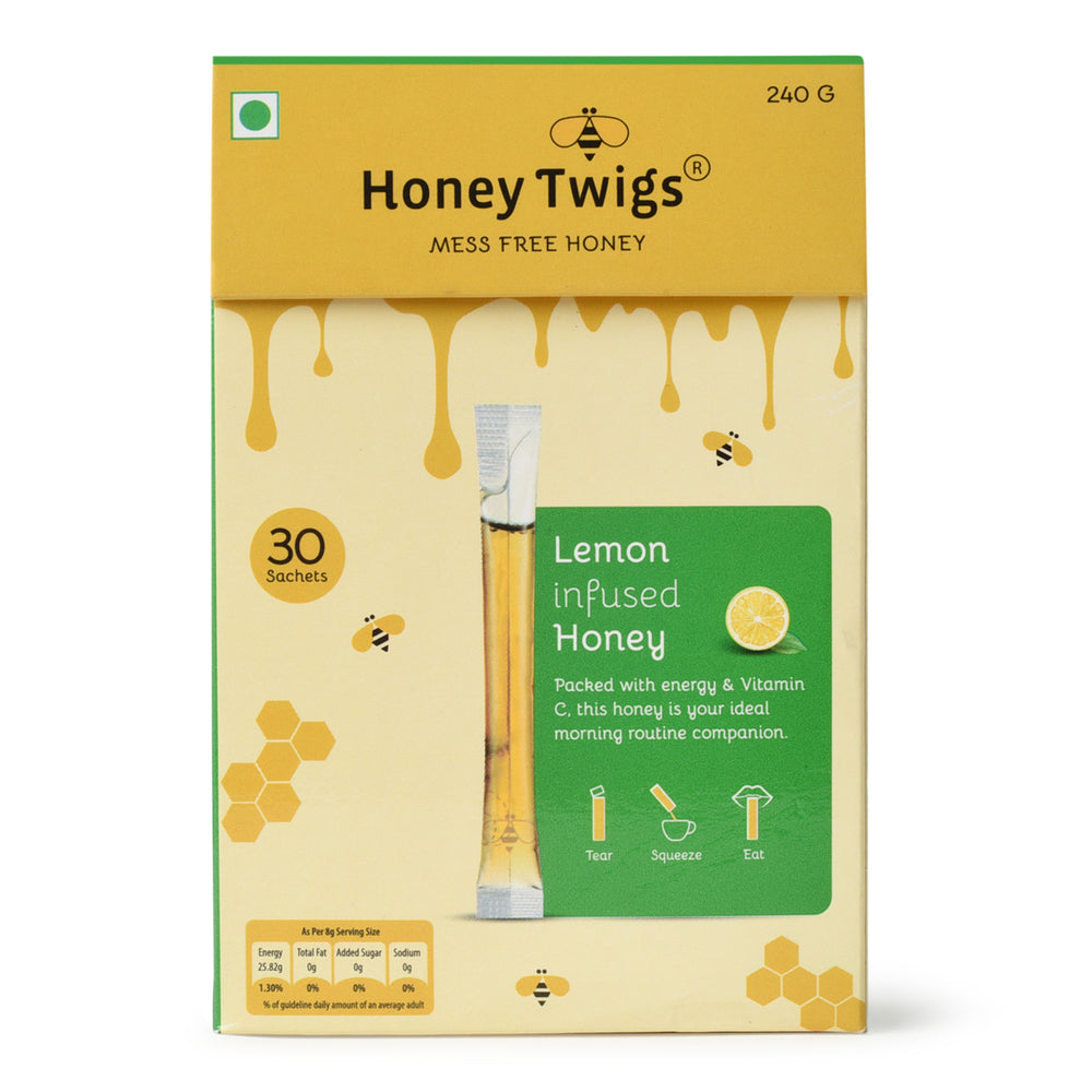 Lemon-infused Honey (Pack of 30)
